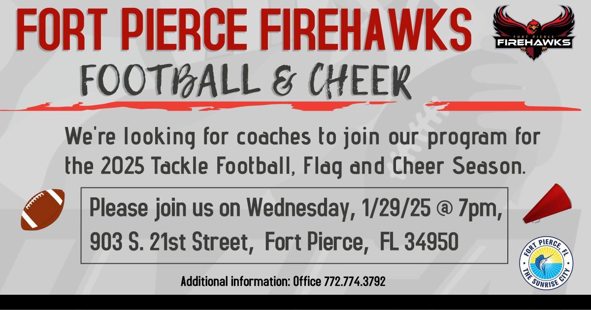 Volunteer with the Fort Pierce Firehawks 