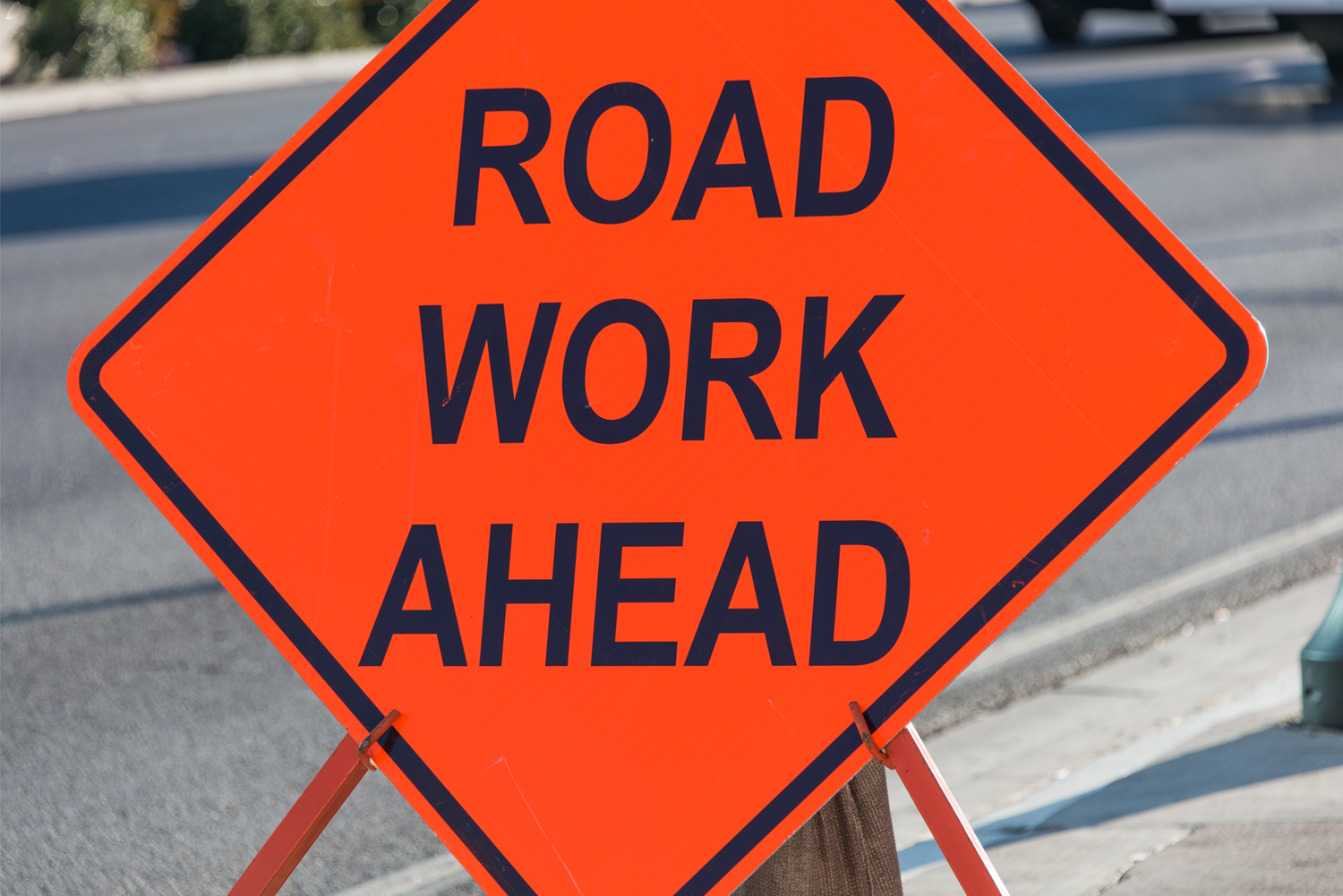Road Work Sign 