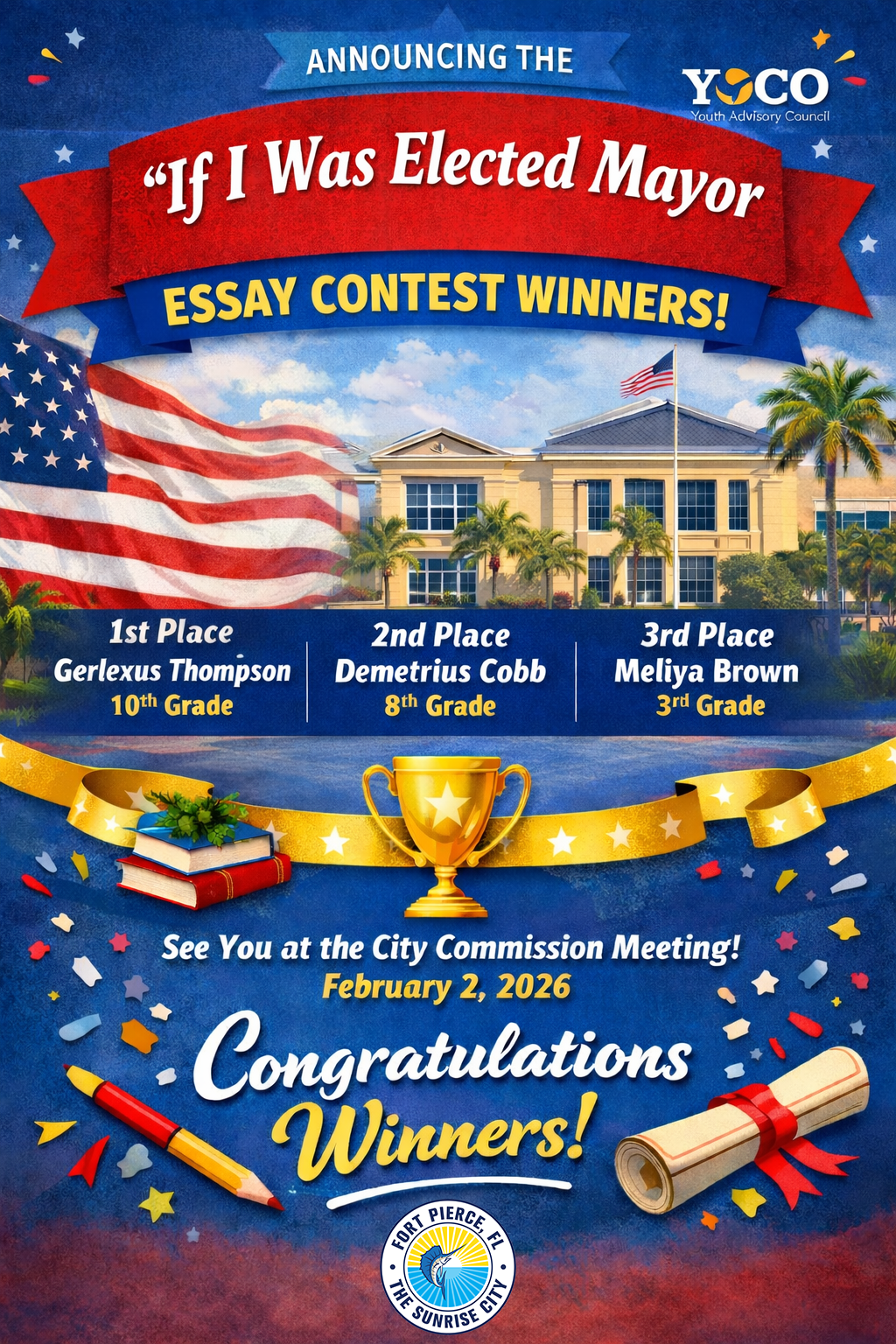 If I Were Elected Mayor Essay Contest Winners