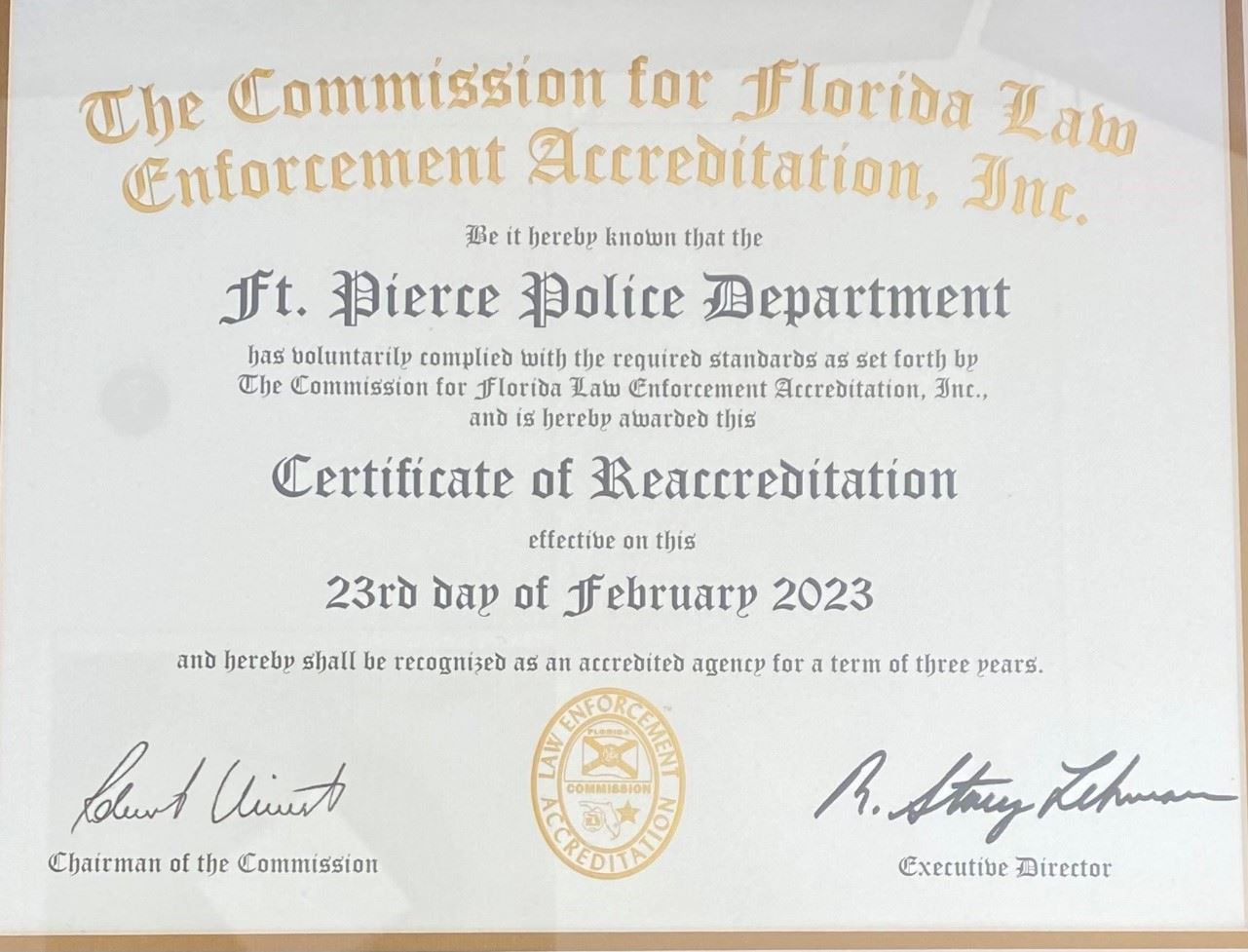 Accreditation Certificate