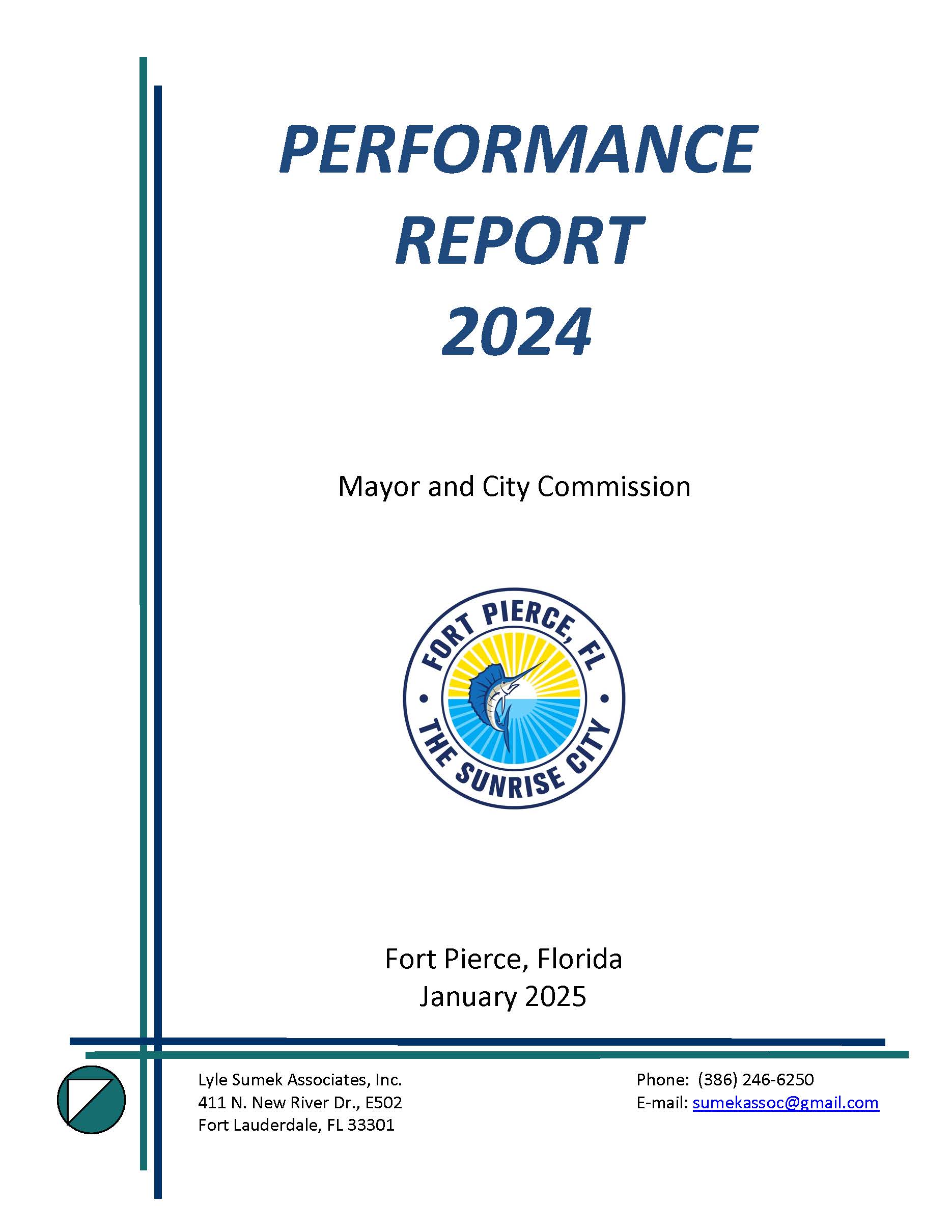 Performance Report 2024 cover